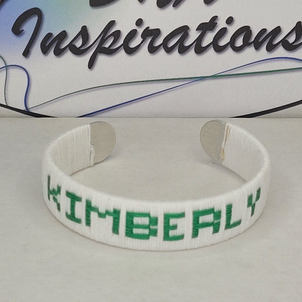 Embroidery "Kimberly" Name Bracelet